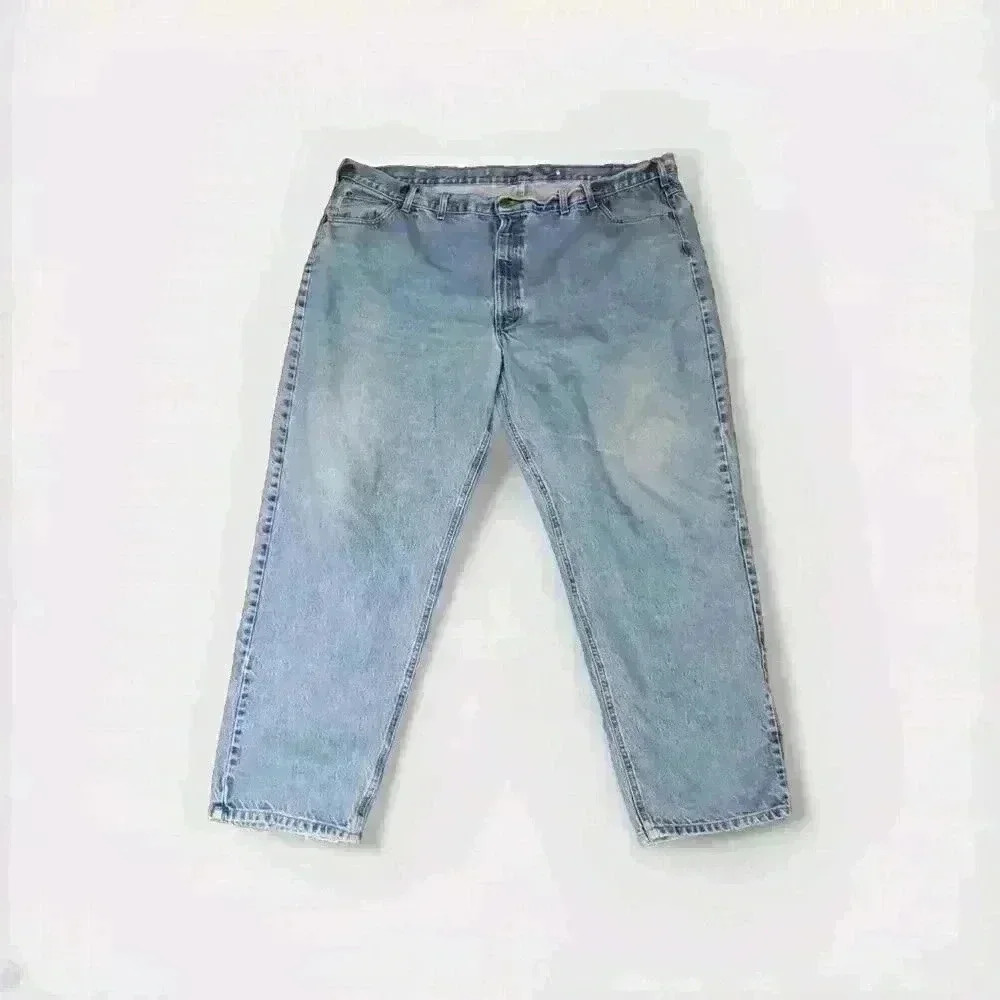 Carhartt Mens B17 Relaxed Tapered Jean 46x32 Classic Heavy Denim Rugged 4430